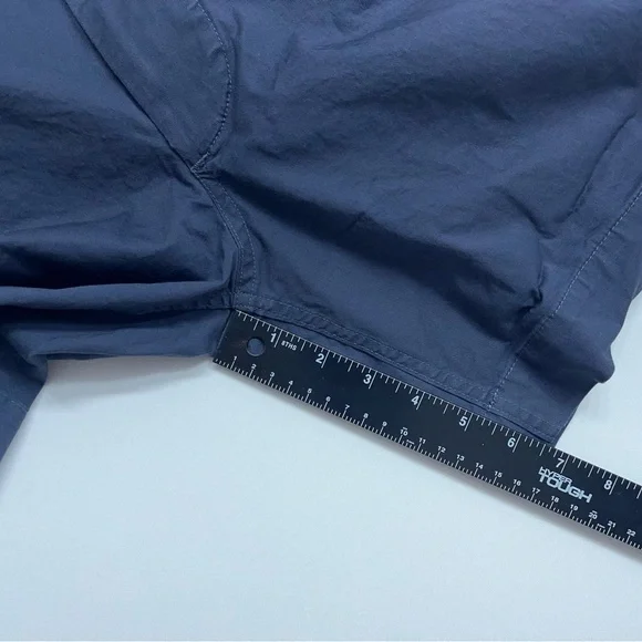 Buck Mason Deck Shorts Mens Size 30 Blue Cotton Spandex 7” Inseam Drawstring - Picture 7 of 11